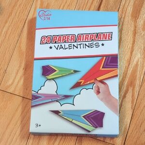 Studio Colorful Paper Airplane Valentines